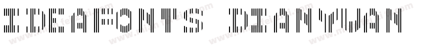 ideafonts dianyuan 7字体转换